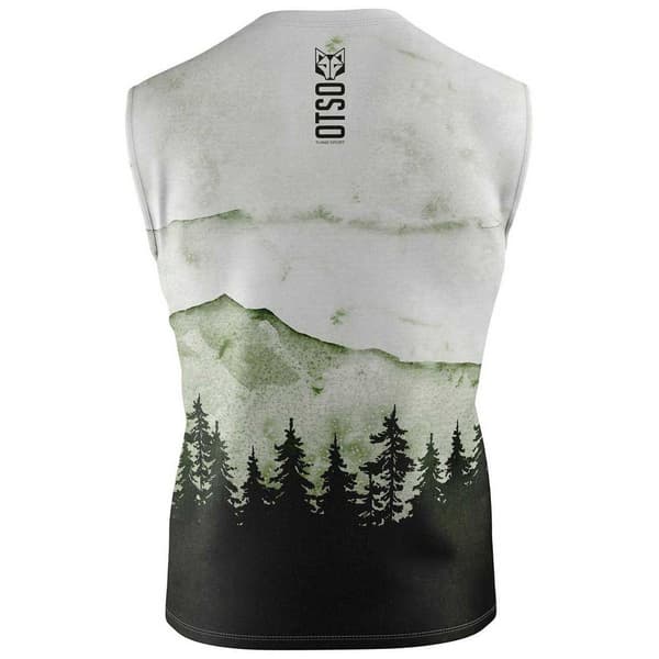 Otso Ärmlös T-shirt Singlet Vit M Man