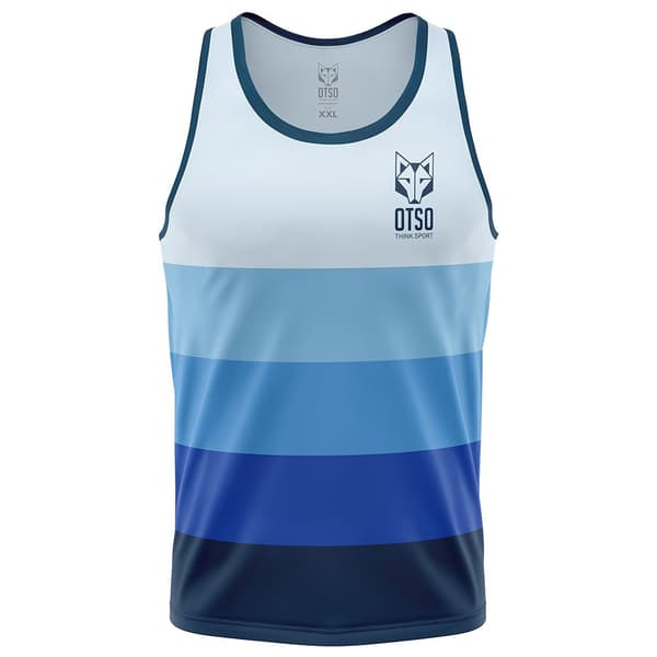 Otso Ærmeløs T-shirt Blå L Mand