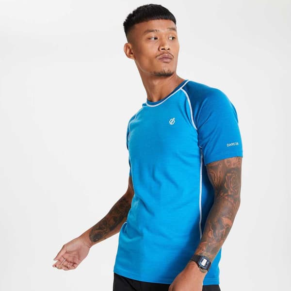 Dare2b Lyhythihainen T-paita Conflux Sininen XL Mies