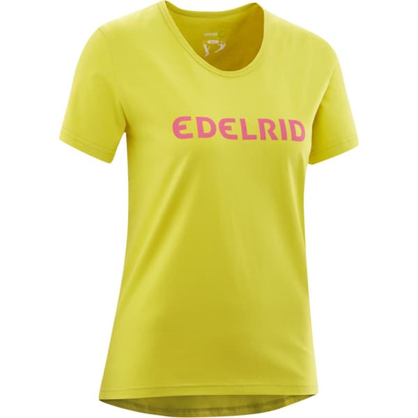 Edelrid Lyhythihainen T-paita Corporate Keltainen M Nainen