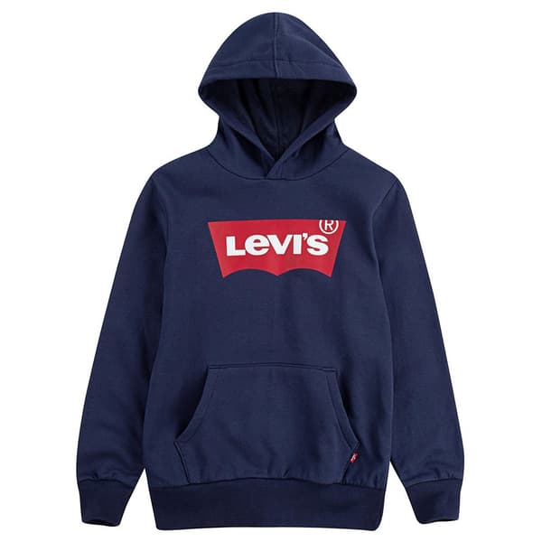 Levi´s ® Kids Tröja Med Full Dragkedja Batwing Screenprint Blå 12 Years