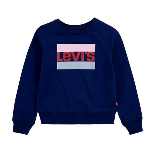 Levi´s ® Kids Sweatshirt Batwing Crewneck Blå 5 Years