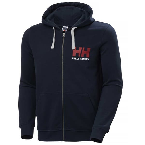 Helly Hansen Fuld Lynlå Sweatshirt Logo Blå S Mand