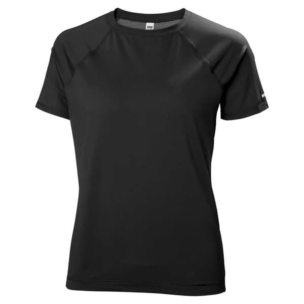 Helly Hansen Kortärmad T-shirt Tech Trail Svart M Kvinna