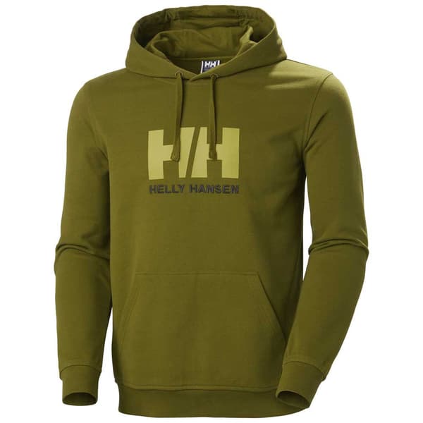Helly Hansen Hoodie Sweatshirt Logo Grönt S Man