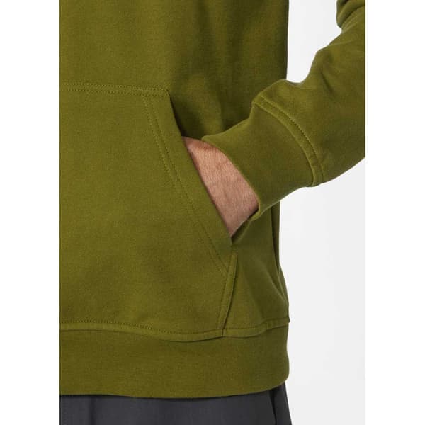 Helly Hansen Hoodie Sweatshirt Logo Grönt S Man