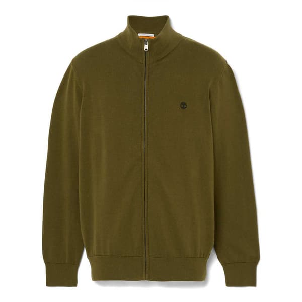 Timberland Williams River Cotton Yd Sweatshirt Med Dragkedja Grönt XL Man