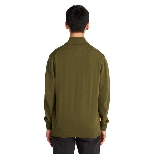 Timberland Williams River Cotton Yd Sweatshirt Med Dragkedja Grönt M Man