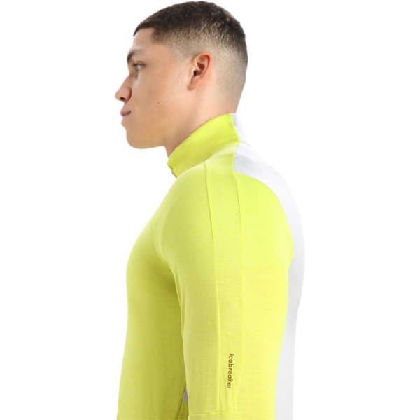 Icebreaker Huppari Zone Knit Zip Keltainen L Mies