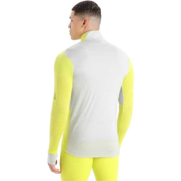 Icebreaker Huppari Zone Knit Zip Keltainen L Mies