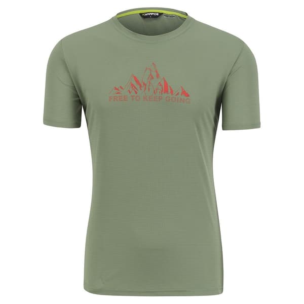 Karpos Kortærmet T-shirt Loma Print Grøn 2XL Mand