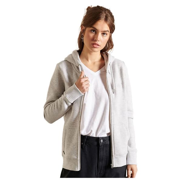 Superdry Full Vetoketjullinen Villapaita Vintage Logo Embroidered Pinkki XS Nainen