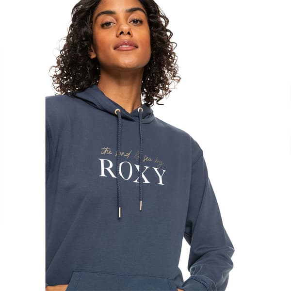 Roxy Sweatshirt Med Full Dragkedja Surf Stoked Blå L Kvinna
