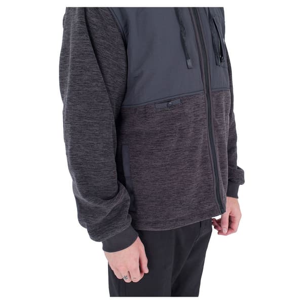 Hurley Full Vetoketjullinen Villapaita Huron Burrito Harmaa L Mies