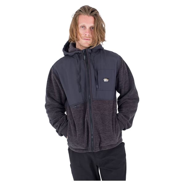 Hurley Full Vetoketjullinen Villapaita Huron Burrito Harmaa L Mies