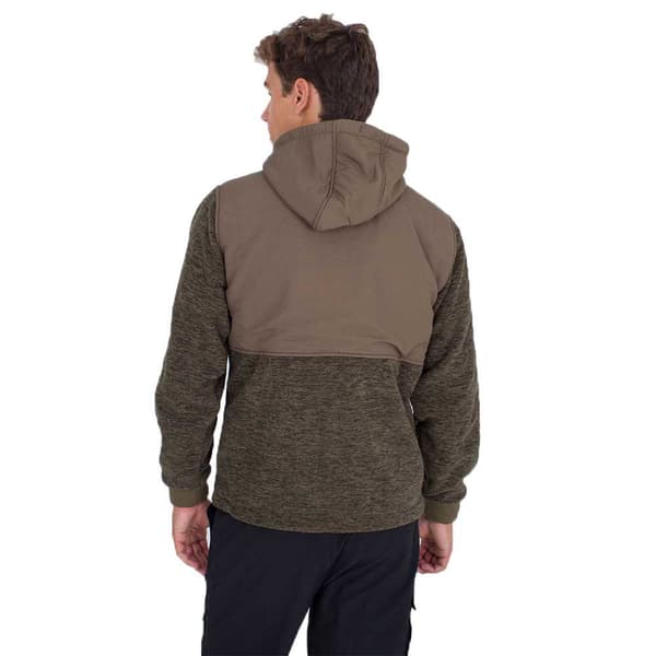 Hurley Sweatshirt Med Fuld Lynlås Huron Burrito Brun S Mand