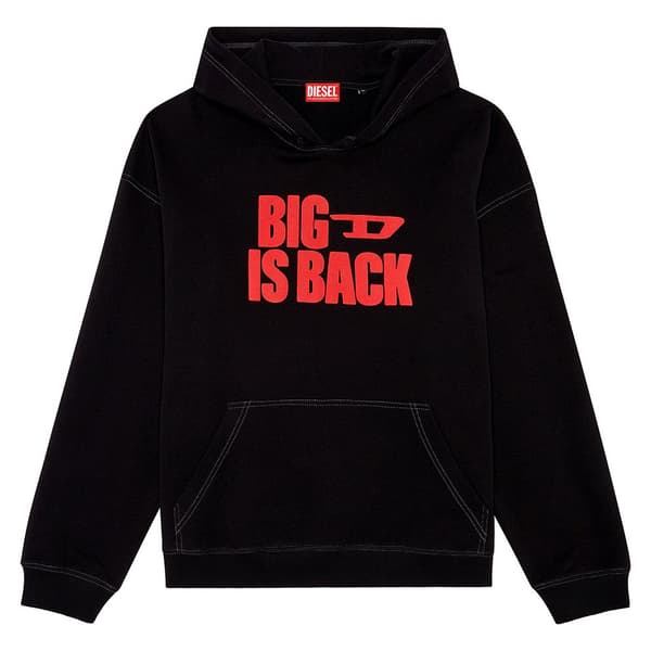 Diesel Sweatshirt Boxt N2 Sort XL Mand