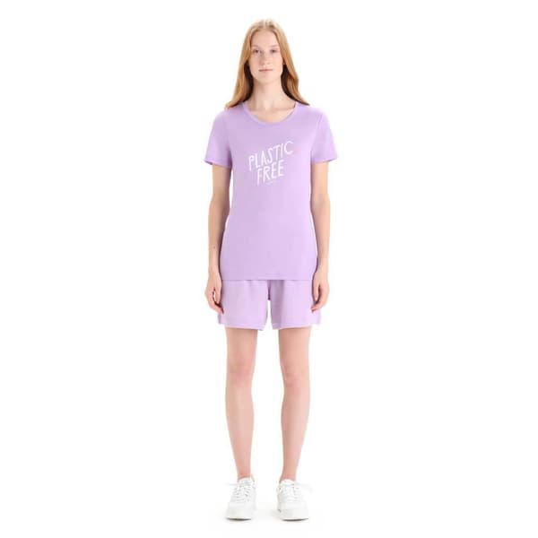 Icebreaker Lyhythihainen T-paita Tech Lite Ii Ib Natural Violetti S Nainen