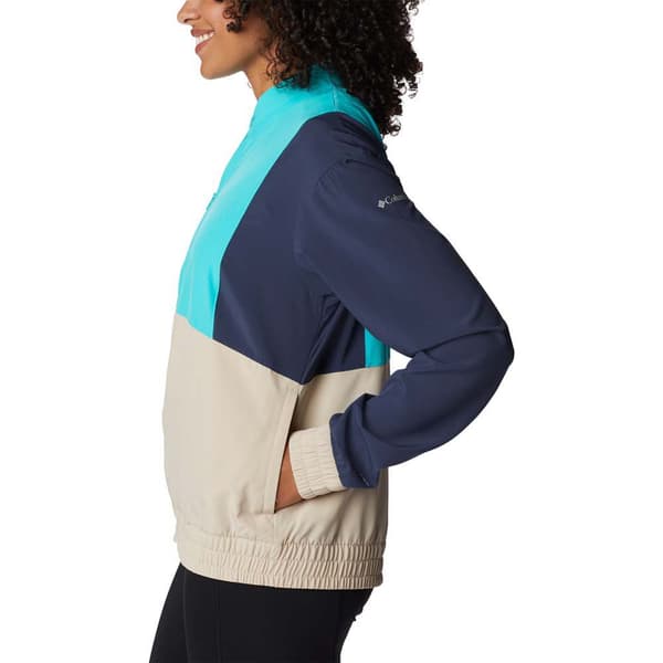 Columbia Sweatshirt Med Fuld Lynlås Hike™ Beige,Blå L Kvinde