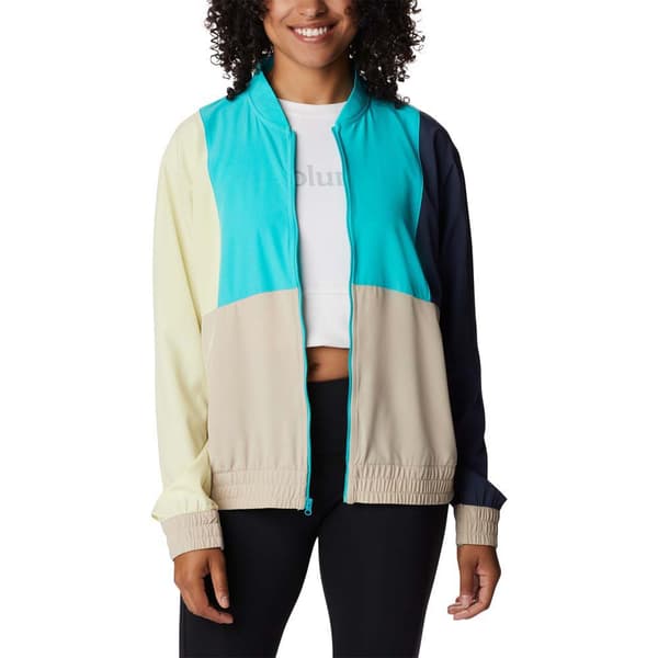 Columbia Sweatshirt Med Fuld Lynlås Hike™ Beige,Blå L Kvinde