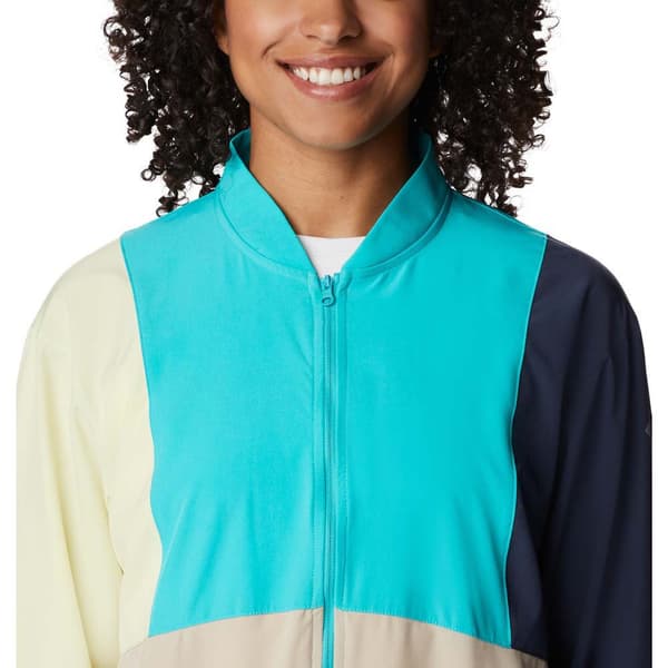 Columbia Sweatshirt Med Fuld Lynlås Hike™ Beige,Blå L Kvinde