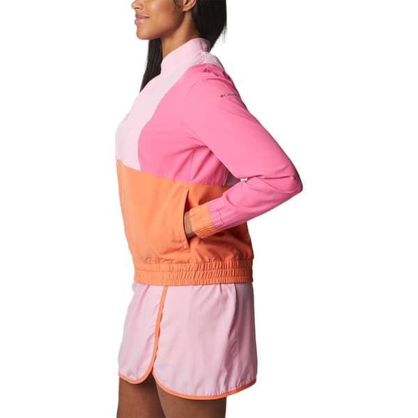 Columbia Sweatshirt Med Fuld Lynlås Hike™ Orange,Rosa L Kvinde