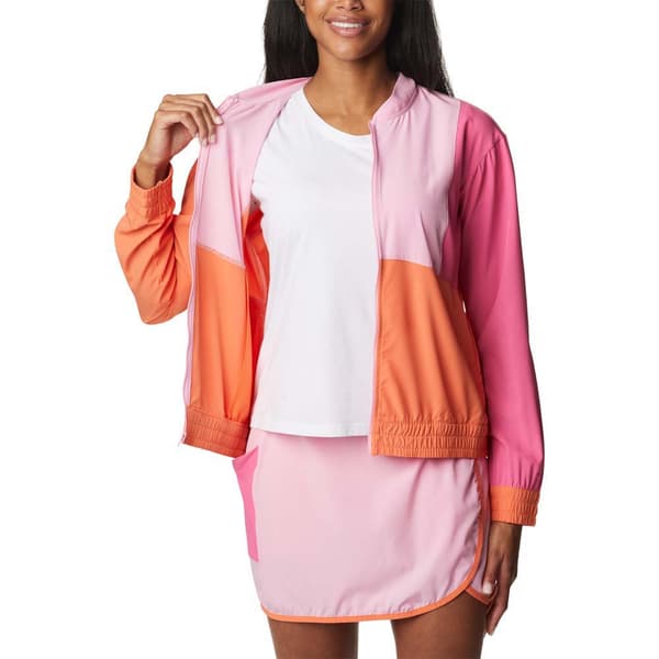 Columbia Sweatshirt Med Fuld Lynlås Hike™ Orange,Rosa L Kvinde