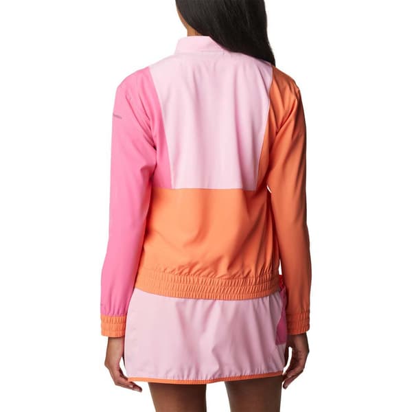 Columbia Sweatshirt Med Fuld Lynlås Hike™ Orange,Rosa L Kvinde
