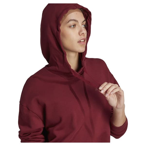 Adidas Hættetrøje Organiser Logo Rød M Kvinde