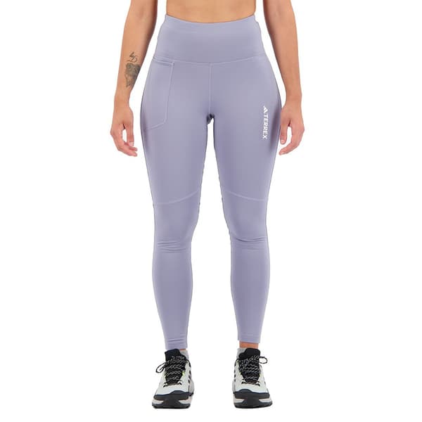 Adidas Leggings Organiser Multi Brushed Lilla M Kvinde