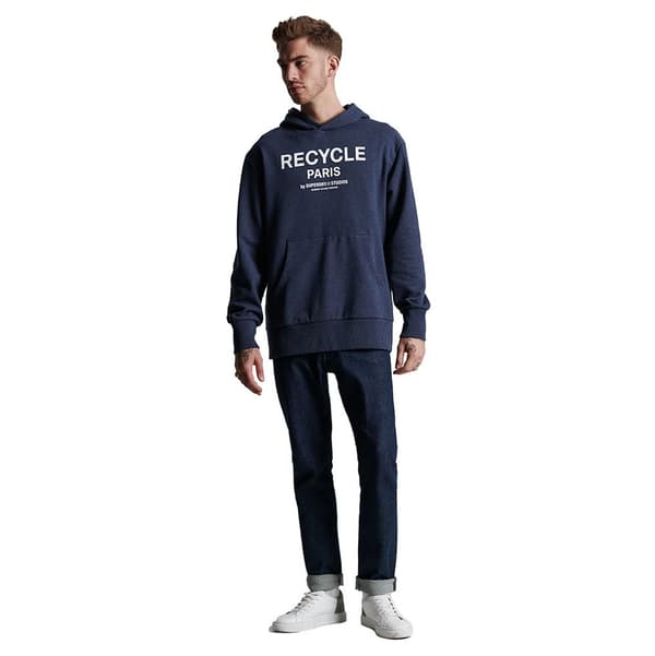 Superdry Luvtröja Studios Rcycl City Blå XS-S Man