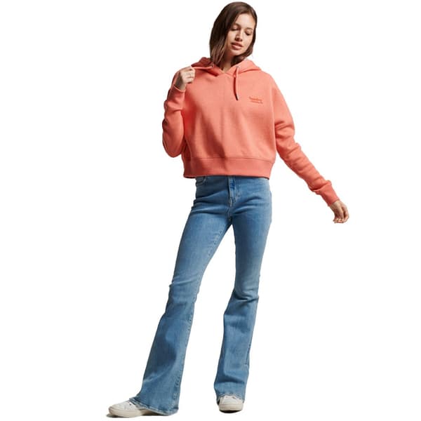 Superdry Huppari Vintage Logo Crop Oranssi XL Nainen