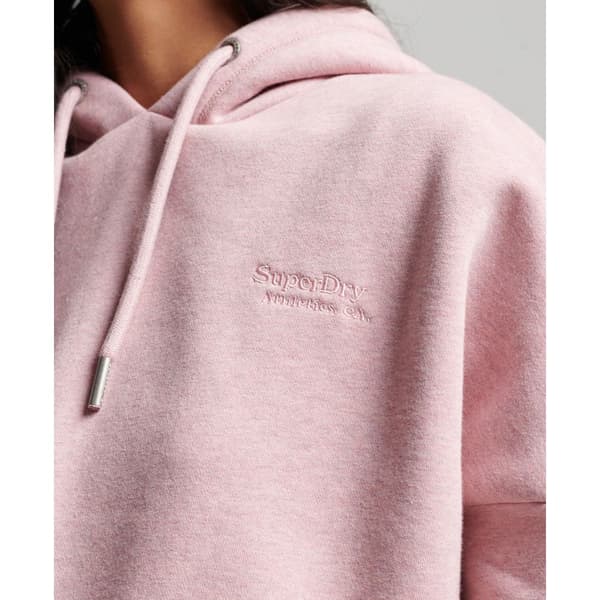 Superdry Luvtröja Vintage Logo Crop Rosa XL Kvinna