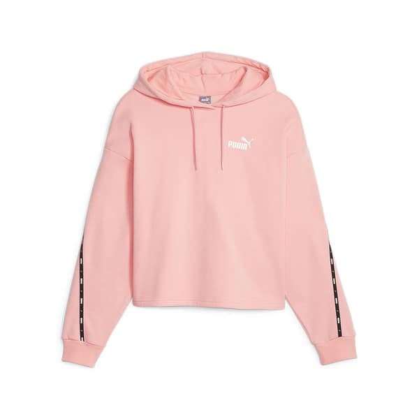 Puma Luvtröja Ess Tape Fl Rosa M Kvinna