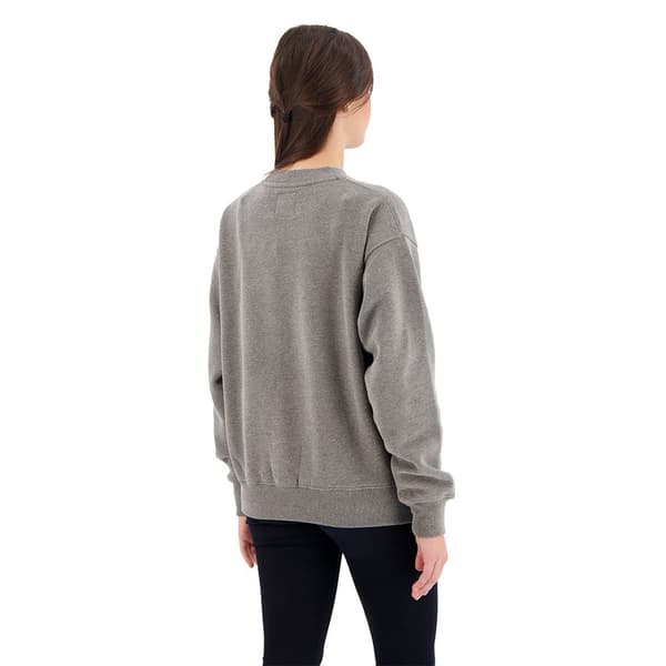 Superdry Tröja Luxe Metallic Logo Grå XS Kvinna