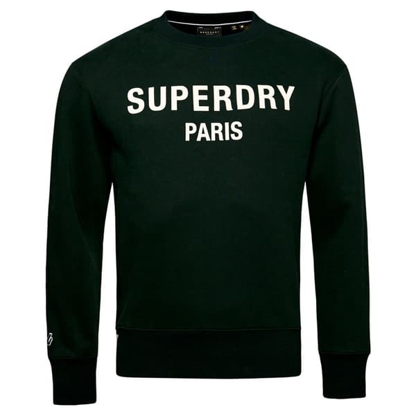 Superdry Tröja Luxury Sport Loose Fit Grönt XL Man