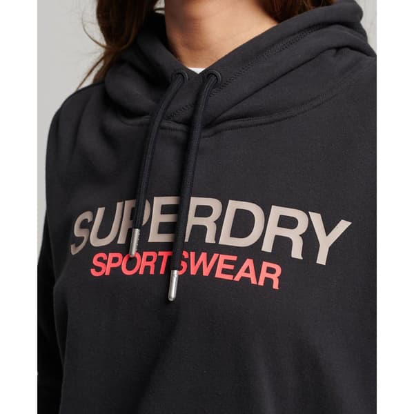 Superdry Huppari Sportswear Logo Boxy Musta XS Nainen