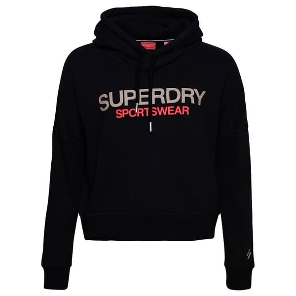 Superdry Huppari Sportswear Logo Boxy Musta XS Nainen