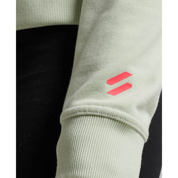 Superdry Hættetrøje Sportswear Logo Boxy Beige M Kvinde
