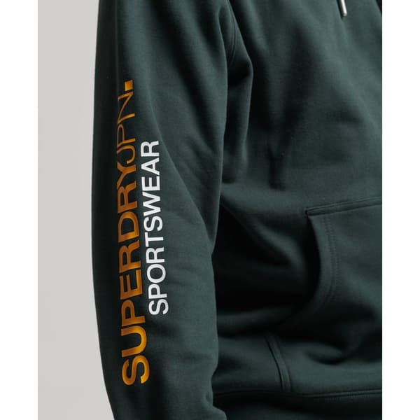 Superdry Luvtröja Sportswear Logo Loose Grönt S Man