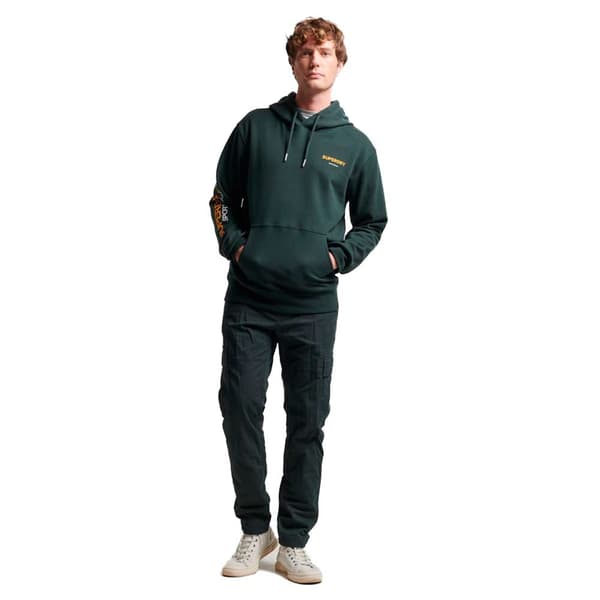 Superdry Luvtröja Sportswear Logo Loose Grönt S Man