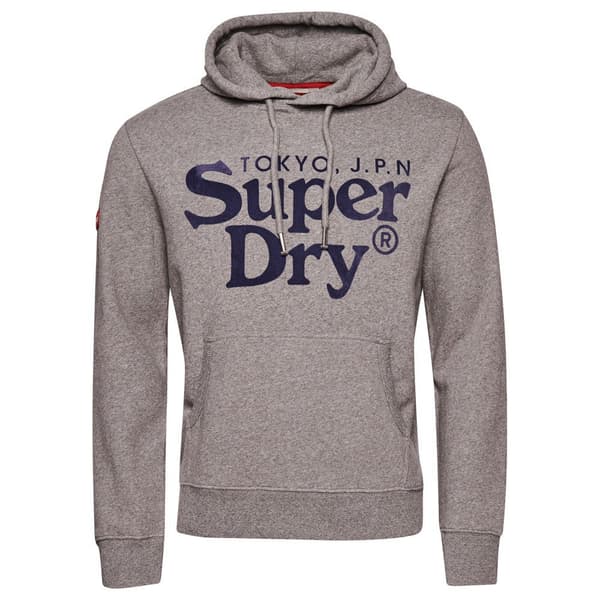 Superdry Luvtröja Venue Classic Logo Grå 2XL Man