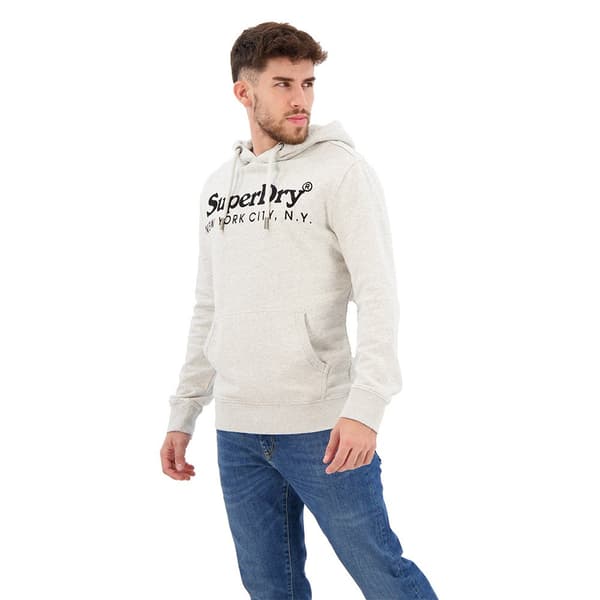 Superdry Luvtröja Venue Classic Logo Grå 2XL Man