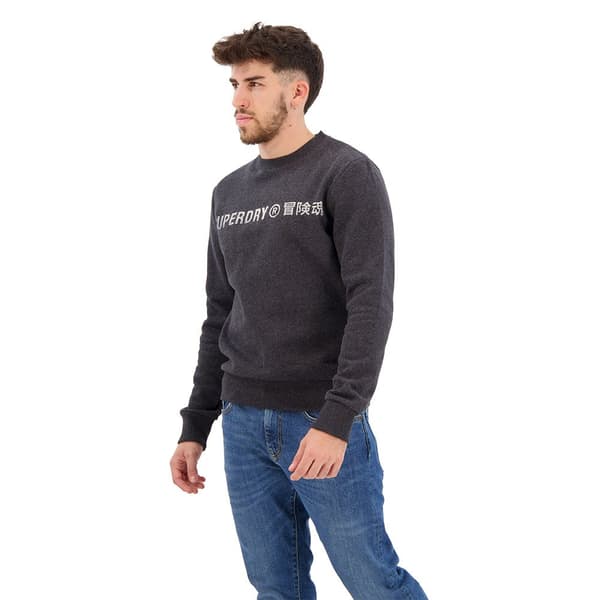 Superdry Huppari Workwear Logo Vintage Musta S Mies