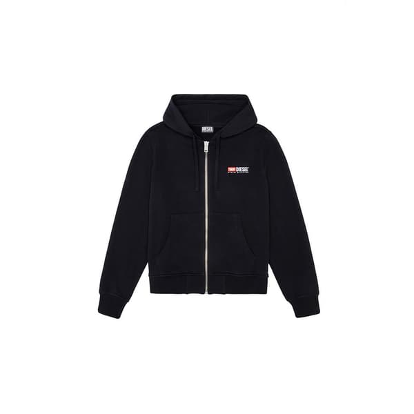 Diesel Sweatshirt Med Full Dragkedja Ginn Svart L Man