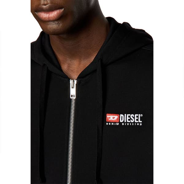 Diesel Sweatshirt Med Full Dragkedja Ginn Svart L Man