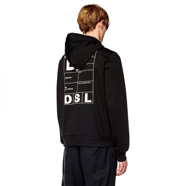 Diesel Luvtröja Ginn K35 Svart M Man