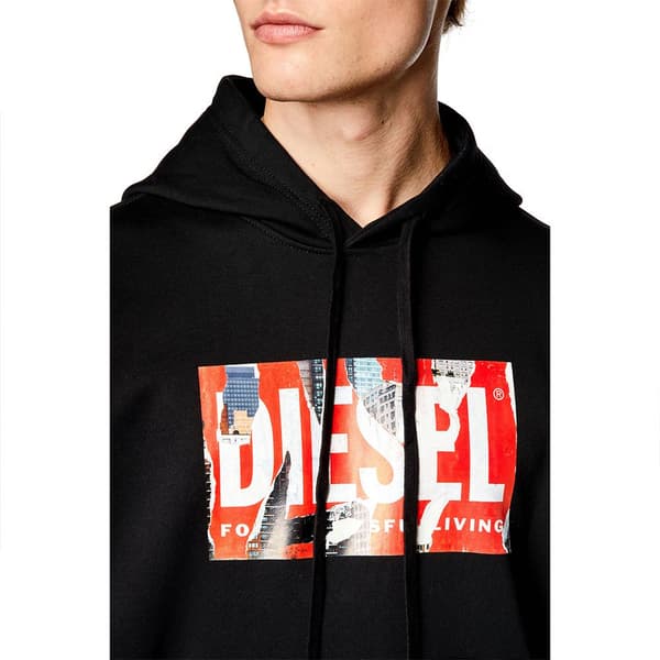 Diesel Luvtröja Ginn L4 Svart L Man