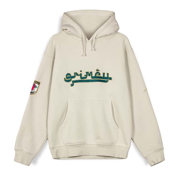 Grimey Luvtröja Nablus Stones Vintage Beige M Man
