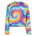 Miniatyrbillede 1 af 3: Hurley Pige Sweater Tie Dye Flerfarvet L Pige